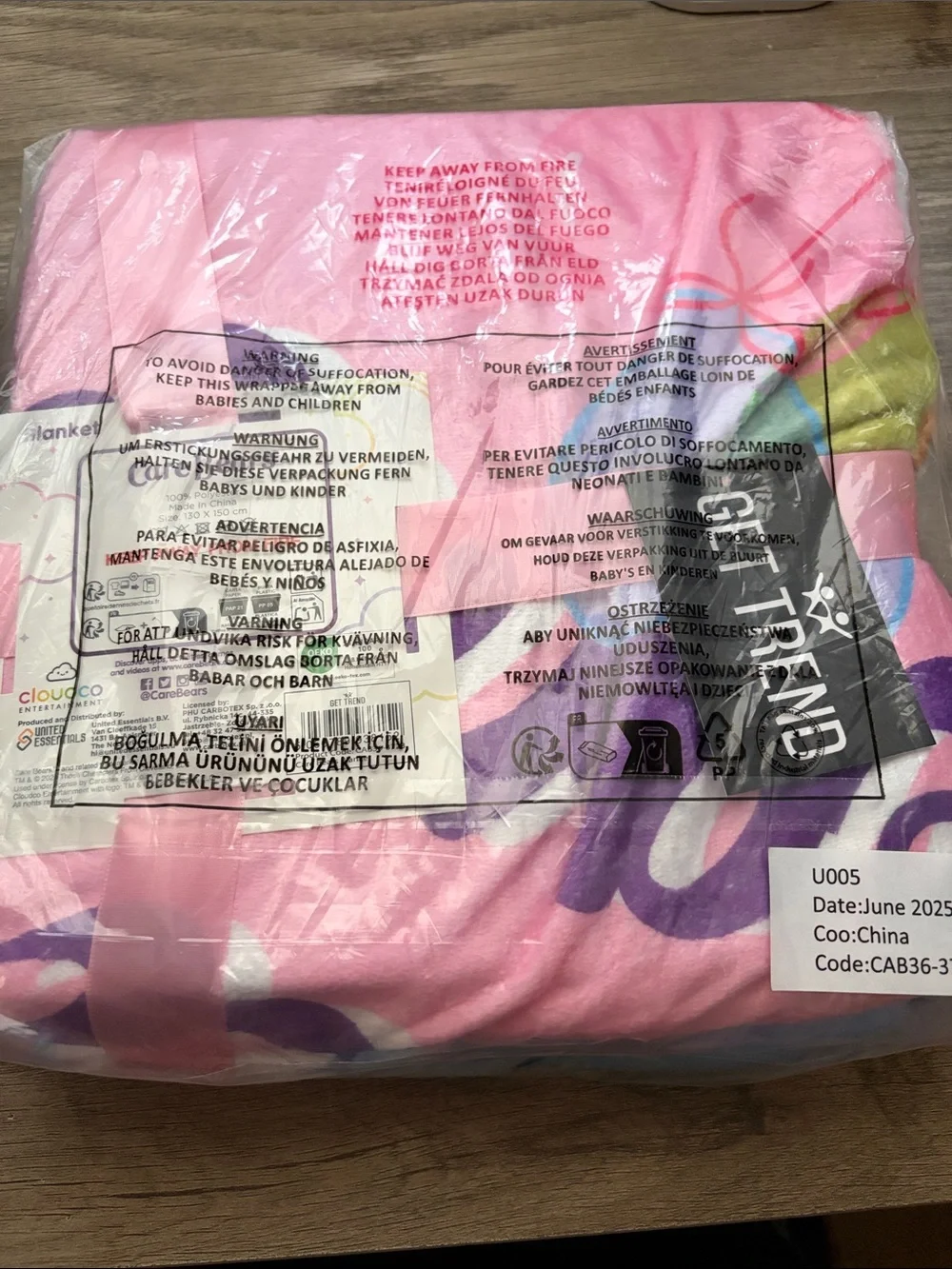 Care Bears Throw Blanket